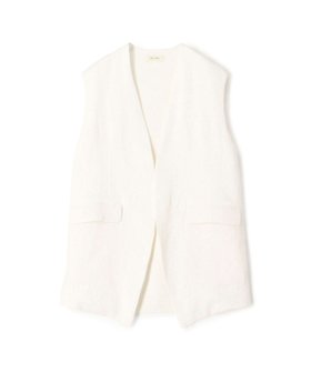 【トゥモローランド/TOMORROWLAND】のファブリックコンビ Vカラージレ 人気、トレンドファッション・服の通販 founy(ファニー) ファッション Fashion レディースファッション Fashion for Women アウター Coat / Outerwear Collection トップス・カットソー Cut & Sew Tops ベスト&ジレ / 重ね着スタイル Vests & Gilets カッティング Cutting Detail コンビ Combo, Combination Style バランス Balance, Style Balance フランス France, French フロント Front, Front Design ボトム Bottoms, Lower Wear マニッシュ Mannish, Boyish リネン Linen, Linen Fabric |ID:prp329100004539945