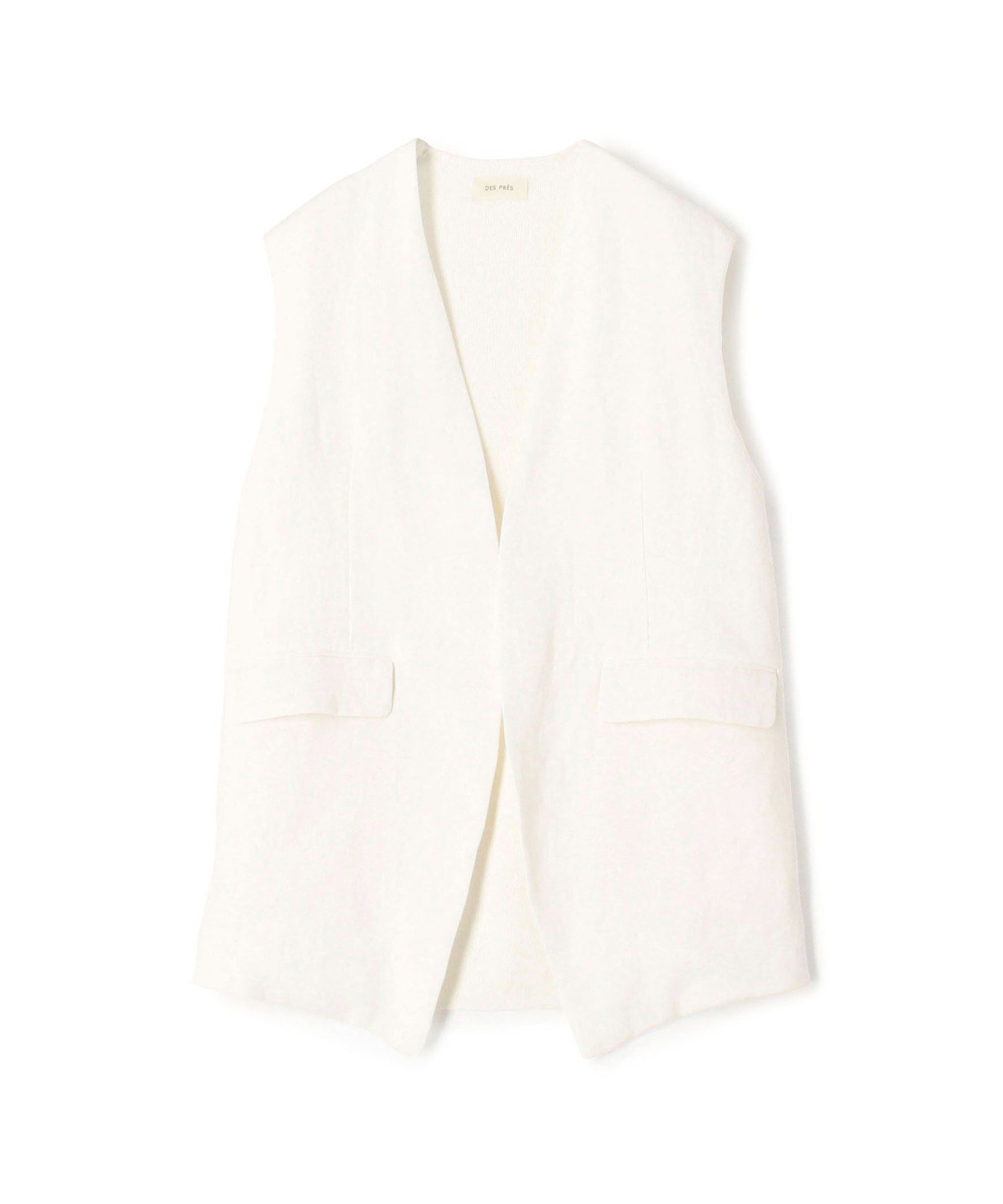 【トゥモローランド/TOMORROWLAND】のファブリックコンビ Vカラージレ 人気、トレンドファッション・服の通販 founy(ファニー) 　ファッション　Fashion　レディースファッション　Fashion for Women　アウター　Coat / Outerwear Collection　トップス・カットソー　Cut & Sew Tops　ベスト&ジレ / 重ね着スタイル　Vests & Gilets　カッティング　Cutting Detail　コンビ　Combo, Combination Style　バランス　Balance, Style Balance　フランス　France, French　フロント　Front, Front Design　ボトム　Bottoms, Lower Wear　マニッシュ　Mannish, Boyish　リネン　Linen, Linen Fabric　 other-1|ID: prp329100004539945 ipo3291000000033105287