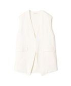 【トゥモローランド/TOMORROWLAND】のファブリックコンビ Vカラージレ 人気、トレンドファッション・服の通販 founy(ファニー) ファッション Fashion レディースファッション Fashion for Women アウター Coat / Outerwear Collection トップス・カットソー Cut & Sew Tops ベスト&ジレ / 重ね着スタイル Vests & Gilets カッティング Cutting Detail コンビ Combo, Combination Style バランス Balance, Style Balance フランス France, French フロント Front, Front Design ボトム Bottoms, Lower Wear マニッシュ Mannish, Boyish リネン Linen, Linen Fabric thumbnail 11 ホワイト|ID: prp329100004539945 ipo3291000000033105290