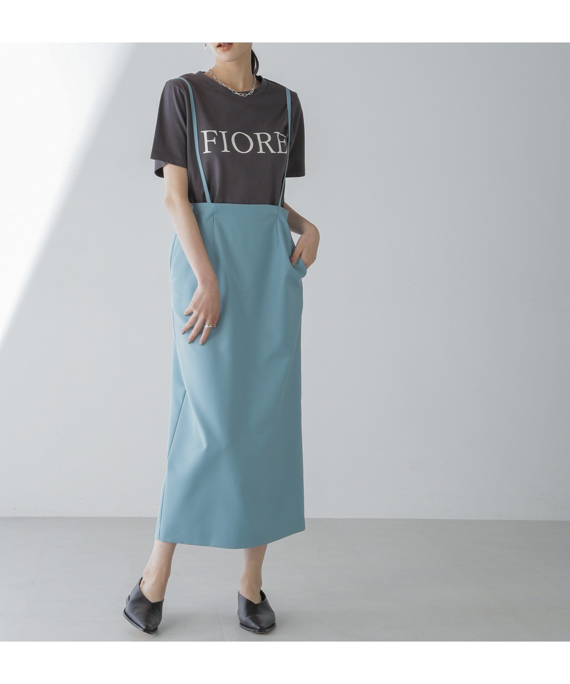 【ナノ ユニバース/nano universe】のサスペンダースカート インテリア・キッズ・メンズ・レディースファッション・服の通販 founy(ファニー) 　ファッション　Fashion　レディースファッション　WOMEN　スカート　Skirt　ウォッシャブル　Washable　サスペンダー　Suspenders　シンプル　Simple　スニーカー　Sneakers　ビジネス 仕事 通勤　Business　ブルーグリーン2|ID: prp329100004539953 ipo3291000000032077981