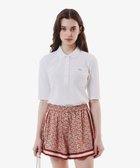 【ラコステ/LACOSTE】のスリムフィットハーフスリーブポロシャツ ホワイト|ID: prp329100004539990 ipo3291000000032609425