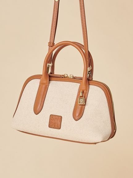 【スナイデル/SNIDEL】のラウンドミニボストン インテリア・キッズ・メンズ・レディースファッション・服の通販 founy(ファニー) 　ファッション　Fashion　レディースファッション　Fashion for Women　コンパクト　Compact, Small Size　コンビ　Combo, Combination Style　シンプル　Simple, Minimal　スタイリッシュ　Stylish, Fashionable　スマート　Smart, Elegant　タンブラー　Tumbler, Travel Mug　チャーム　Charm, Pendant　フェイクレザー　Faux Leather, PU Leather　ボストンバッグ　Boston Bag, Retro Bag　ポケット　Pocket, Pocket Detail　ラウンド　Round, Round Neck　ワンポイント　One Point, Statement Accent　夏　Summer　財布　Wallet, Purse　軽量　Lightweight, Ultra Light　CML[038]|ID: prp329100004540003 ipo3291000000033209076