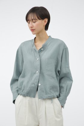 【マーガレットハウエル/MARGARET HOWELL】のSHIRTING LINEN 人気、トレンドファッション・服の通販 founy(ファニー) ファッション Fashion レディースファッション Fashion for Women トップス・カットソー Cut & Sew Tops シャツ・ブラウス・オフィスカジュアル Elegant Blouses & Button-Ups おすすめ Recommended / Our Picks スタンダード Standard, Basic ドローストリング Drawstring, Pull Cord マーガレット Marguerite, Daisy Pattern リネン Linen, Linen Fabric 夏 Summer 春 Spring S/S・春夏 SS, Spring/Summer, Warm Season 羽織 Haori, Light Jacket |ID:prp329100004540018