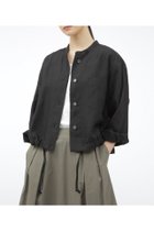 【マーガレットハウエル/MARGARET HOWELL】のSHIRTING LINEN 人気、トレンドファッション・服の通販 founy(ファニー) ファッション Fashion レディースファッション Fashion for Women トップス・カットソー Cut & Sew Tops シャツ・ブラウス・オフィスカジュアル Elegant Blouses & Button-Ups おすすめ Recommended / Our Picks スタンダード Standard, Basic ドローストリング Drawstring, Pull Cord マーガレット Marguerite, Daisy Pattern リネン Linen, Linen Fabric 夏 Summer 春 Spring S/S・春夏 SS, Spring/Summer, Warm Season 羽織 Haori, Light Jacket thumbnail BLACK|ID: prp329100004540018 ipo3291000000032737912