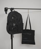 【サロン アダム エ ロペ/SALON adam et rope'】の【WEB限定】ラウンドポーチ エコバッグ付きペアレンツリュック ユニセックスで使える・軽量・撥水・A4 ブラック(01)|ID: prp329100004540028 ipo3291000000032529268