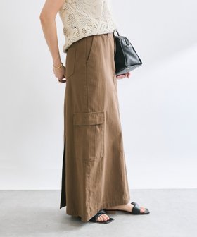 【リヴドロワ/RIVE DROITE】の【MONN. .(モン)】カーゴマキシスカート 人気、トレンドファッション・服の通販 founy(ファニー) ファッション Fashion レディースファッション Fashion for Women スカート Skirts スリット Slit, Slit Detail ポケット Pocket, Pocket Detail マキシ Maxi, Full Length ロング Long, Long-Length 2022年 2022 2022-2023秋冬・A/W Autumn/Winter 2022–23 AW22–23 おすすめ Recommended / Our Picks |ID:prp329100004540044
