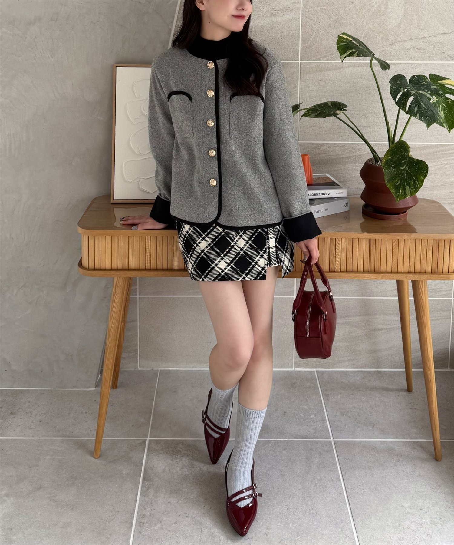 【クリア/clear】のチェック柄スリットミニスカート インテリア・キッズ・メンズ・レディースファッション・服の通販 founy(ファニー) 　ファッション　Fashion　レディースファッション　WOMEN　スカート　Skirt　ミニスカート　Mini Skirts　おすすめ　Recommend　ショート　Short　スリット　Slit　チェック　Check　ミニスカート　Mini Skirt　BKCH|ID: prp329100004540083 ipo3291000000032266642