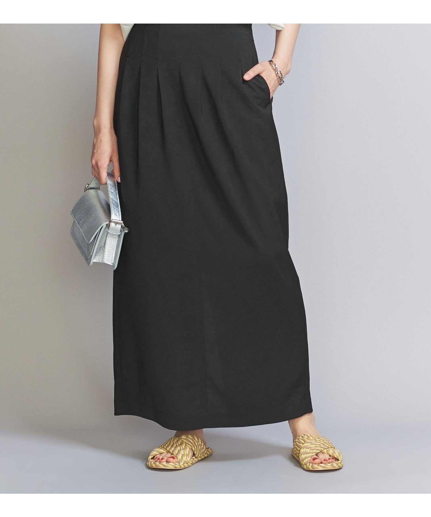 【その他のブランド/Other】のハイウエスト ロングスカート 人気、トレンドファッション・服の通販 founy(ファニー) 　ファッション　Fashion　レディースファッション　WOMEN　スカート　Skirt　ロングスカート　Long Skirt　おすすめ　Recommend　カーディガン　Cardigan　コンパクト　Compact　スリット　Slit　ロング　Long　夏　Summer　春　Spring　S/S・春夏　Ss・Spring/Summer　 other-1|ID: prp329100004540103 ipo3291000000032078819