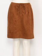 【リリーブラウン/Lily Brown】の裾刺繍台形スカート 人気、トレンドファッション・服の通販 founy(ファニー) ファッション Fashion レディースファッション WOMEN スカート Skirt 台形スカート Trapezoid Skirt スエード Suede フロント Front レース Race エレガント 上品 Elegant 台形 Trapezoid thumbnail BRW|ID: prp329100004540106 ipo3291000000032291971