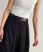 【キャナルジーン/CANAL JEAN】のEl mar(エルマール) オーバルバックルレザーベルト ブラック系ソノタ|ID: prp329100004540165 ipo3291000000032079129