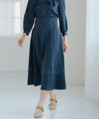 【ミッシュマッシュ/MISCH MASCH】の2025春夏新作 バックレースアップポリデニムスカート/MM517213 ネイビー|ID: prp329100004540189 ipo3291000000032622205