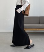 【カプリシューレマージュ/CAPRICIEUX LEMAGE】の【低身長サイズあり】マキシIラインスカート ブラック|ID: prp329100004540199 ipo3291000000032355992