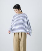 【かぐれ/kagure / URBAN RESEARCH】のボーダーボートネックプルオーバー 人気、トレンドファッション・服の通販 founy(ファニー) ファッション Fashion レディースファッション WOMEN トップス・カットソー Tops/Tshirt プルオーバー Pullover 2025年 2025 2025春夏・S/S Ss,Spring/Summer,2025 おすすめ Recommend インナー Inner コンパクト Compact サロペット Overalls バランス Balance ボーダー Border リラックス Relax エレガント 上品 Elegant 夏 Summer 定番 Standard S/S・春夏 Ss・Spring/Summer thumbnail BLUE|ID: prp329100004540214 ipo3291000000032143894