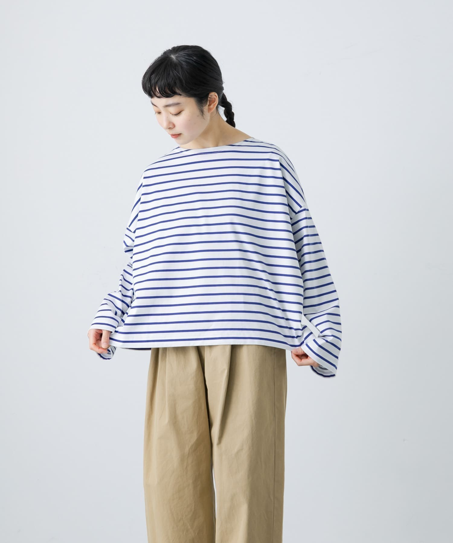 【かぐれ/kagure / URBAN RESEARCH】のボーダーボートネックプルオーバー インテリア・キッズ・メンズ・レディースファッション・服の通販 founy(ファニー) 　ファッション　Fashion　レディースファッション　WOMEN　トップス・カットソー　Tops/Tshirt　プルオーバー　Pullover　2025年　2025　2025春夏・S/S　Ss,Spring/Summer,2025　おすすめ　Recommend　インナー　Inner　コンパクト　Compact　サロペット　Overalls　バランス　Balance　ボーダー　Border　リラックス　Relax　エレガント 上品　Elegant　夏　Summer　定番　Standard　S/S・春夏　Ss・Spring/Summer　BLUE|ID: prp329100004540214 ipo3291000000032143894