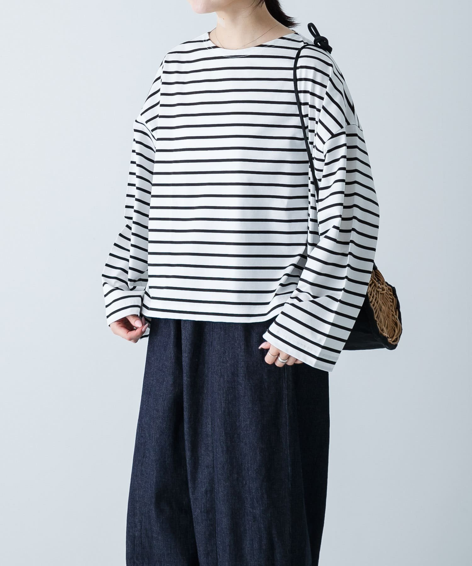 【かぐれ/kagure / URBAN RESEARCH】のボーダーボートネックプルオーバー インテリア・キッズ・メンズ・レディースファッション・服の通販 founy(ファニー) 　ファッション　Fashion　レディースファッション　WOMEN　トップス・カットソー　Tops/Tshirt　プルオーバー　Pullover　2025年　2025　2025春夏・S/S　Ss,Spring/Summer,2025　おすすめ　Recommend　インナー　Inner　コンパクト　Compact　サロペット　Overalls　バランス　Balance　ボーダー　Border　リラックス　Relax　エレガント 上品　Elegant　夏　Summer　定番　Standard　S/S・春夏　Ss・Spring/Summer　BLACK|ID: prp329100004540214 ipo3291000000032143896