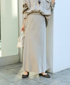 【リヴドロワ/RIVE DROITE】の【セットアップ可】ガーメントダイバイヤススカート 人気、トレンドファッション・服の通販 founy(ファニー) ファッション Fashion レディースファッション WOMEN セットアップ Setup スカート Skirt シンプル Simple セットアップ Set Up フレア Flare リラックス Relax ロング Long |ID:prp329100004540250