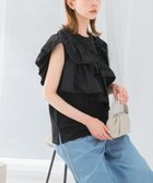 【アーバンリサーチ ロッソ/URBAN RESEARCH ROSSO】のプリーツフリルデザインプルオーバー 人気、トレンドファッション・服の通販 founy(ファニー) ファッション Fashion レディースファッション Fashion for Women トップス・カットソー Cut & Sew Tops カジュアルプルオーバー・ニットトップス Pullovers & Knit Tops / Casual Pullovers 2025年 2025 2025春夏・S/S Spring/Summer 2025 SS25 アシンメトリー Asymmetrical Style シンプル Simple, Minimal スラックス Slacks, Dress Pants デニム Denim, Jeans Material フリル Frill, Ruffle プリーツ Pleats, Pleated エレガント 上品 Elegant 夏 Summer S/S・春夏 SS, Spring/Summer, Warm Season thumbnail BLACK|ID: prp329100004540256 ipo3291000000032762160