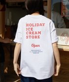 【フリークスストア/FREAK'S STORE】のHOLIDAY ICECREAM×FREAK S STORE 別注 ビッグシルエット バックプリント クルーネック Tシャツ 【限定展開】 25SS ホワイト|ID: prp329100004540271 ipo3291000000032373270