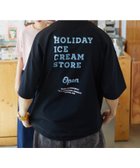 【フリークスストア/FREAK'S STORE】のHOLIDAY ICECREAM×FREAK S STORE 別注 ビッグシルエット バックプリント クルーネック Tシャツ 【限定展開】 25SS ブラック|ID: prp329100004540271 ipo3291000000032373271