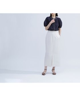 【ナチュラル ビューティー ベーシック/NATURAL BEAUTY BASIC】のカルゼストレッチシリーズ ナロースカート 人気、トレンドファッション・服の通販 founy(ファニー) ファッション Fashion レディースファッション WOMEN スカート Skirt スリット Slit センター Center フィット Fit ベーシック Basic 定番 Standard |ID:prp329100004540281