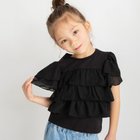 【ブランシェス/branshes / KIDS】のフリルTシャツ ブラック|ID: prp329100004540290 ipo3291000000032079897