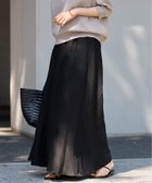 【フレームワーク/FRAMeWORK】のリヨセルラミーフレアスカート 人気、トレンドファッション・服の通販 founy(ファニー) ファッション Fashion レディースファッション WOMEN スカート Skirt Aライン/フレアスカート Flared A-Line Skirts タンブラー Tumbler バランス Balance フレア Flare 別注 Special Order thumbnail ブラック|ID: prp329100004540293 ipo3291000000032126639