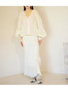 【エミ/emmi】の【ONLINE限定カラー】ギャザーディテールナロースカート OWHT[002]|ID: prp329100004540297 ipo3291000000032688469