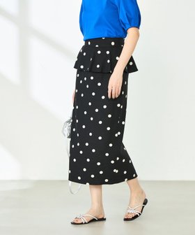 【ノーリーズ/NOLLEY'S】のドットプリントタイトミディスカート 人気、トレンドファッション・服の通販 founy(ファニー) ファッション Fashion レディースファッション Ladies' Fashion Online スカート Skirt 2025年 2025 2025春夏・S/S Ss,Spring/Summer,2025 おすすめ Recommend コンパクト Compact ドット Dot プリント Print 夏 Summer |ID:prp329100004540302