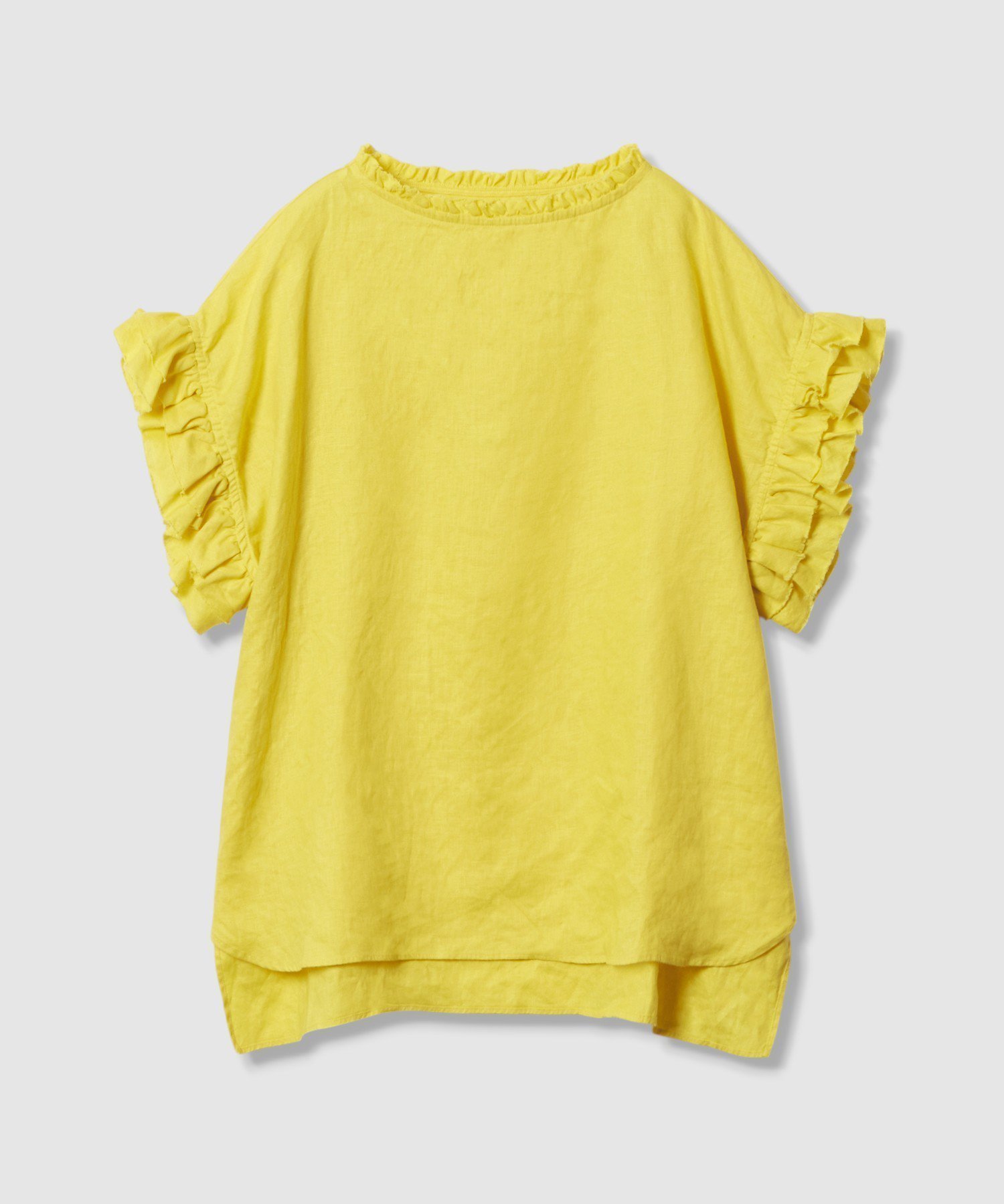 【ハウス オブ ロータス/HOUSE OF LOTUS】のリネンフリルブラウス インテリア・キッズ・メンズ・レディースファッション・服の通販 founy(ファニー) 　ファッション　Fashion　レディースファッション　Ladies' Fashion Online　トップス・カットソー　Tops/Tshirt　シャツ/ブラウス　Shirts/Blouses　2025年　2025　2025春夏・S/S　Ss,Spring/Summer,2025　フリル　Frills　リラックス　Relax　人気　Popularity　夏　Summer　S/S・春夏　Ss・Spring/Summer　イエロー|ID: prp329100004540321 ipo3291000000032605029