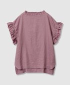 【ハウス オブ ロータス/HOUSE OF LOTUS】のリネンフリルブラウス パープル系|ID: prp329100004540321 ipo3291000000032605031