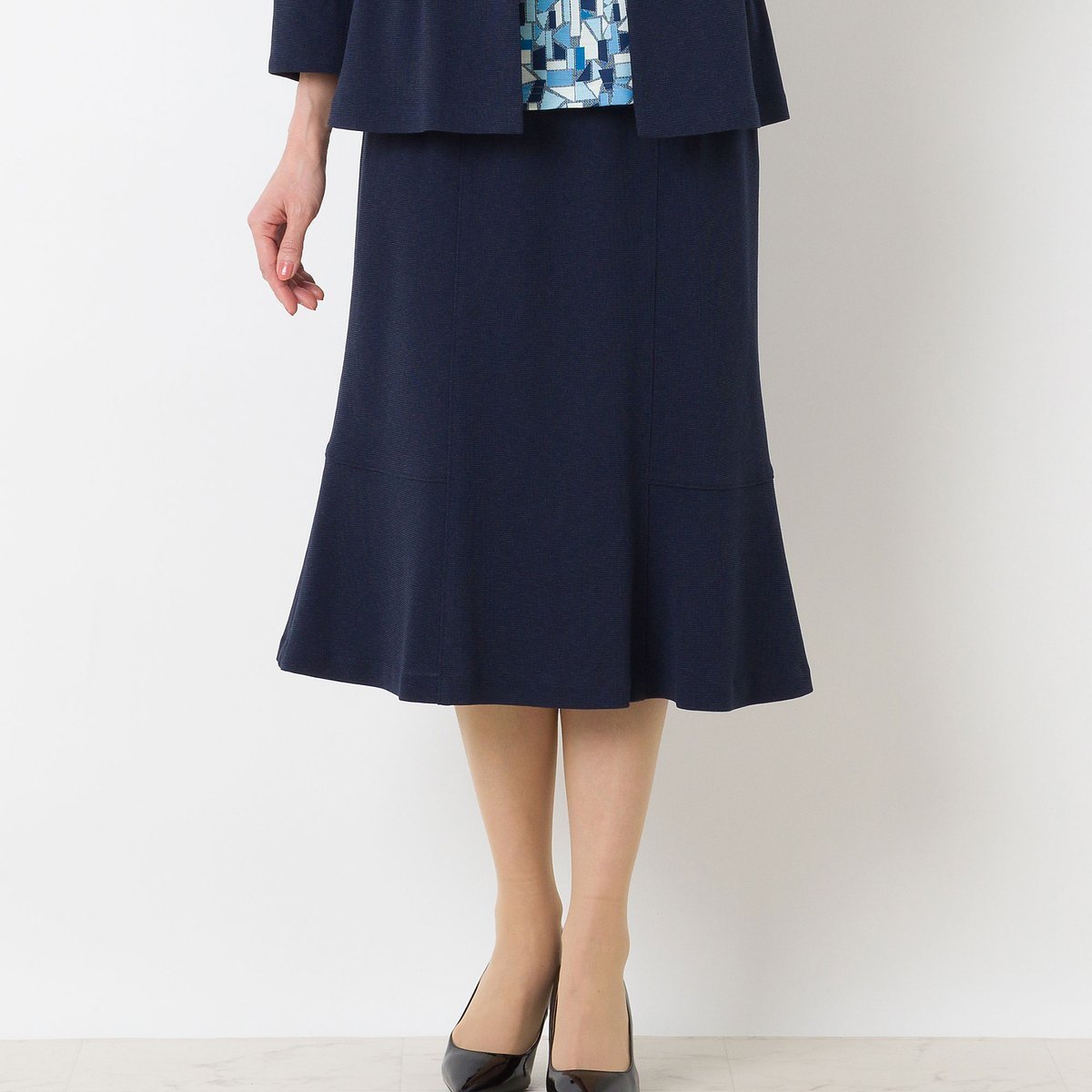 【ロブジェ/LOBJIE】のリランチェ セミフレアスカート【セットアップ可】 人気、トレンドファッション・服の通販 founy(ファニー) 　ファッション　Fashion　レディースファッション　WOMEN　セットアップ　Setup　スカート　Skirt　スカート　Skirt　Aライン/フレアスカート　Flared A-Line Skirts　おすすめ　Recommend　ジャケット　Jacket　スーツ　Suit　セットアップ　Set Up　トレンド　Trend　フォーマル　Formal　レース　Race　エレガント 上品　Elegant　 other-1|ID: prp329100004540322 ipo3291000000032080080