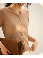 【セゾンドパピヨン/SAISON DE PAPILLON】のスキッパーネックサマーニットカーディガン 人気、トレンドファッション・服の通販 founy(ファニー) ファッション Fashion レディースファッション WOMEN トップス・カットソー Tops/Tshirt ニット Knit Tops カーディガン Cardigans カーディガン Cardigan スキッパー Skipper スリット Slit 夏 Summer 定番 Standard thumbnail ベージュ|ID: prp329100004540337 ipo3291000000032354368