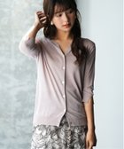 【セゾンドパピヨン/SAISON DE PAPILLON】のスキッパーネックサマーニットカーディガン 人気、トレンドファッション・服の通販 founy(ファニー) ファッション Fashion レディースファッション WOMEN トップス・カットソー Tops/Tshirt ニット Knit Tops カーディガン Cardigans カーディガン Cardigan スキッパー Skipper スリット Slit 夏 Summer 定番 Standard thumbnail ラベンダー|ID: prp329100004540337 ipo3291000000032354387