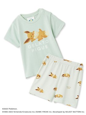 【ジェラート ピケ/gelato pique / KIDS】の【ポケモンスリープ】【ベビー】接触冷感プリントTシャツ ショートパンツセット 人気、トレンドファッション・服の通販 founy(ファニー) ファッション Fashion キッズファッション Fashion for Kids ボトムス Bottoms お家時間・ステイホーム Stay Home / At Home とろみ Fluid, Flowy Fabric カットソー Cut and Sewn Top ショート Short, Short Length プリント Print, Printed Pattern ベビー Baby, Babywear メンズ Men's, Menswear |ID:prp329100004540341