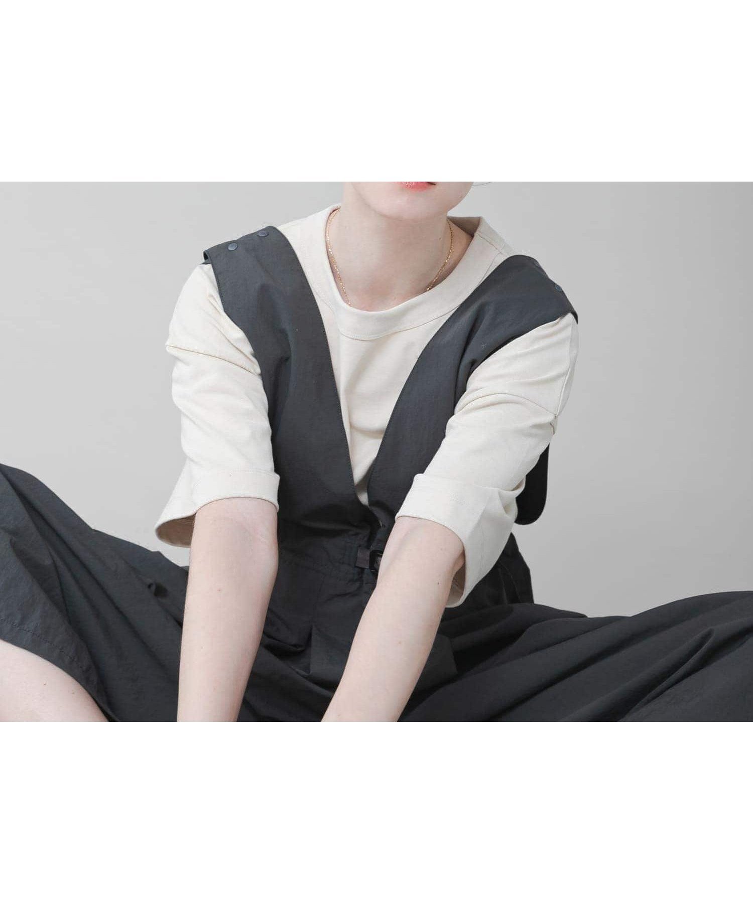 【アーバンリサーチ ドアーズ/URBAN RESEARCH DOORS】の『吸水速乾/UVカット』DRY OUT SHORT LENGTH T-SHIRTS インテリア・キッズ・メンズ・レディースファッション・服の通販 founy(ファニー) 　ファッション　Fashion　レディースファッション　WOMEN　トップス・カットソー　Tops/Tshirt　シャツ/ブラウス　Shirts/Blouses　ロング / Tシャツ　T-Shirts　2025年　2025　2025春夏・S/S　Ss,Spring/Summer,2025　ショート　Short　シンプル　Simple　ドレープ　Drape　ボトム　Bottom　吸水　Water Absorption　夏　Summer　S/S・春夏　Ss・Spring/Summer　アイボリー|ID: prp329100004540373 ipo3291000000032238732