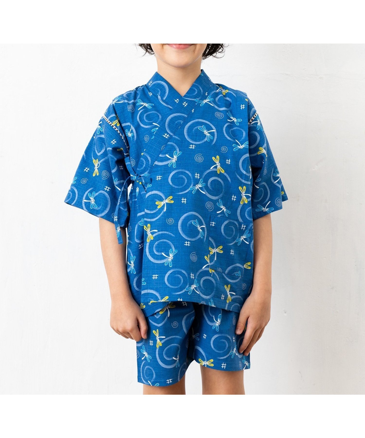 【その他のブランド/Other】の甚平 子供服 キッズ 男の子 RED PONY インテリア・キッズ・メンズ・レディースファッション・服の通販 founy(ファニー) 　ファッション　Fashion　キッズファッション　KIDS　ドット　Dot　パジャマ　Pajamas　プリント　Print　ミックス　Mix　水玉　Polka Dots　日本製　Made In Japan　夏　Summer　流水トンボコン|ID: prp329100004540382 ipo3291000000032080487