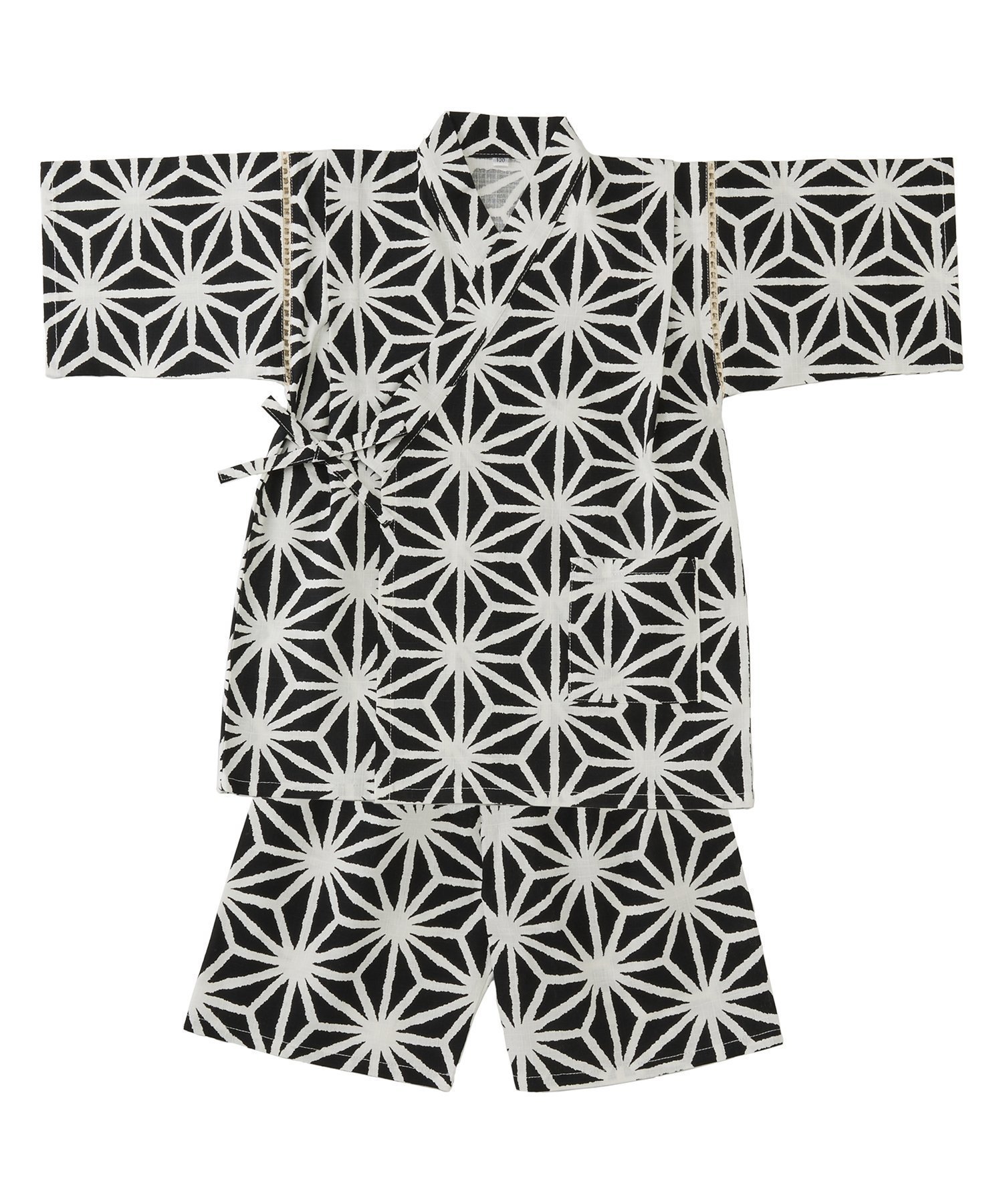 【その他のブランド/Other】の甚平 子供服 キッズ 男の子 RED PONY インテリア・キッズ・メンズ・レディースファッション・服の通販 founy(ファニー) 　ファッション　Fashion　キッズファッション　KIDS　ドット　Dot　パジャマ　Pajamas　プリント　Print　ミックス　Mix　水玉　Polka Dots　日本製　Made In Japan　夏　Summer　麻の葉柄クロ|ID: prp329100004540382 ipo3291000000032080491