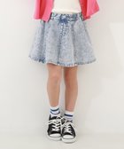 【デビロック/devirock / KIDS】の1分丈 デニムスカッツ ボトムス スカート スカッツ 1分丈スカッツ 001-ケミカルブリーチ|ID: prp329100004540396 ipo3291000000032080608
