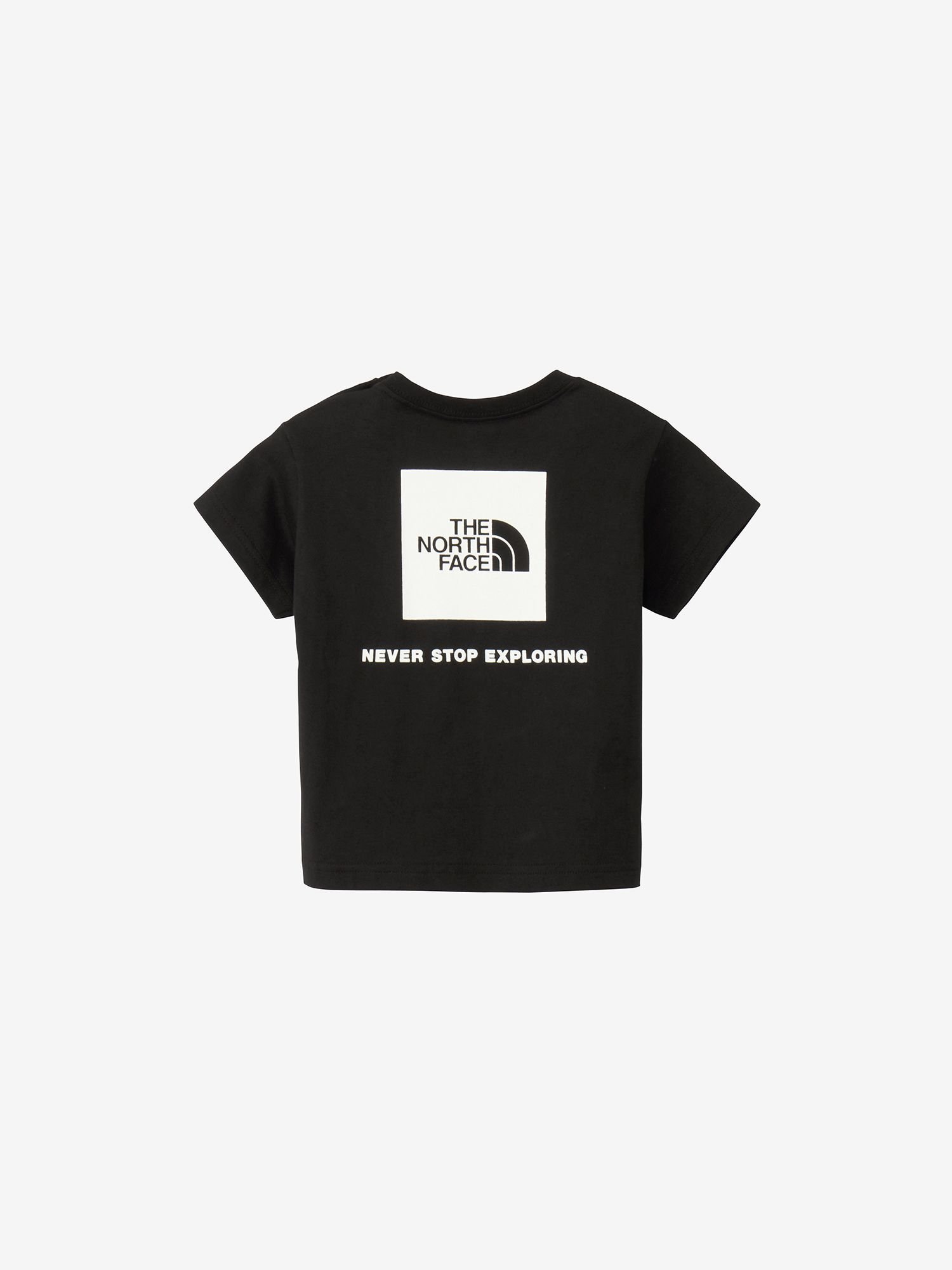【ザ ノース フェイス/THE NORTH FACE / KIDS】のショートスリーブバックスクエアロゴティー(ベビー) インテリア・キッズ・メンズ・レディースファッション・服の通販 founy(ファニー) 　ファッション　Fashion　キッズファッション　KIDS　なめらか　Smooth　スクエア　Square　ドット　Dot　ベビー　Baby　半袖　Short Sleeve　ブラック|ID: prp329100004540398 ipo3291000000032293141