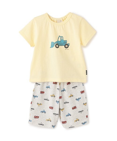 【ナルミヤ オンライン/NARUMIYA ONELINE / KIDS】の【WEB限定】BOYS半袖パジャマ インテリア・キッズ・メンズ・レディースファッション・服の通販 founy(ファニー) 　ファッション　Fashion　キッズファッション　Fashion for Kids　おすすめ　Recommended / Our Picks　パジャマ　Pajamas, Sleepwear　モチーフ　Motif, Design Theme　人気　Popular, Best Seller　半袖　Short Sleeve, Half Sleeve　クリーム|ID: prp329100004540400 ipo3291000000033494184
