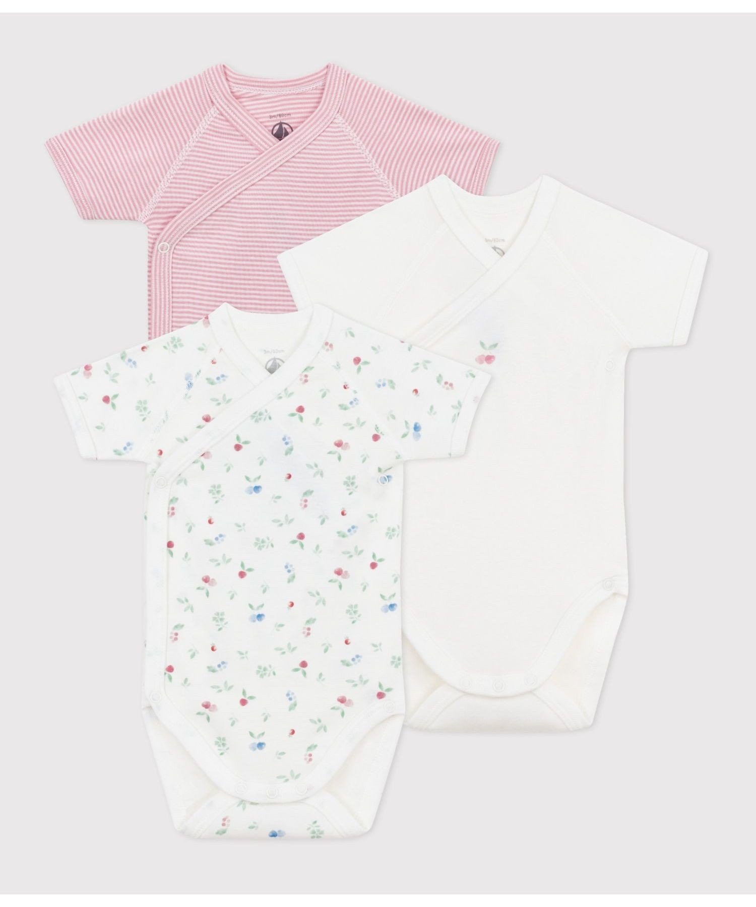 【プチバトー/PETIT BATEAU / KIDS】の半袖あわせボディ3枚組 インテリア・キッズ・メンズ・レディースファッション・服の通販 founy(ファニー) 　ファッション　Fashion　キッズファッション　KIDS　おすすめ　Recommend　ギフト プレゼント　Gift Present　プリント　Print　半袖　Short Sleeve　マルチカラー2|ID: prp329100004540418 ipo3291000000032080725