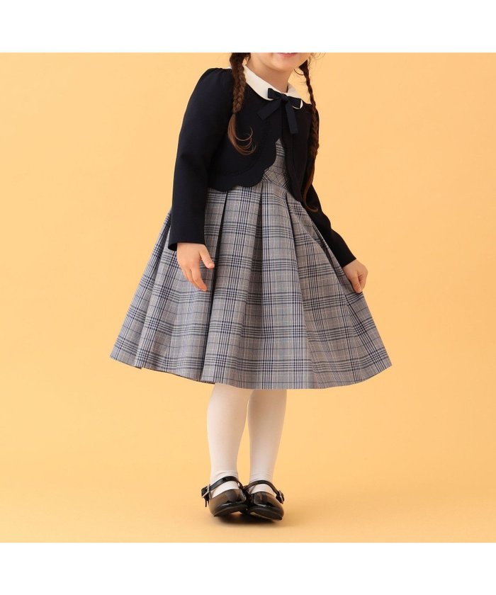 【その他のブランド/Other】の【3/6新規値下げ】セレモニー ワンピース + ボレロ セット (110~130cm) ビームスセレモニー2025 25SS セレモニー 卒入園 入学式 卒業式 ハレの日 卒園式 入園式 インテリア・キッズ・メンズ・レディースファッション・服の通販 founy(ファニー) https://founy.com/ ファッション Fashion キッズファッション KIDS ワンピース Dress/Kids 2025年 2025 2025春夏・S/S Ss,Spring/Summer,2025 エレガント 上品 Elegant スカラップ Scalloped セレモニー Ceremony チェック Check ボレロ Bolero リボン Ribbon 入学式 Entrance Ceremony 半袖 Short Sleeve 卒業式 Graduation Ceremony 結婚式 Wedding Ceremony |ID: prp329100004540432 ipo3291000000032080856