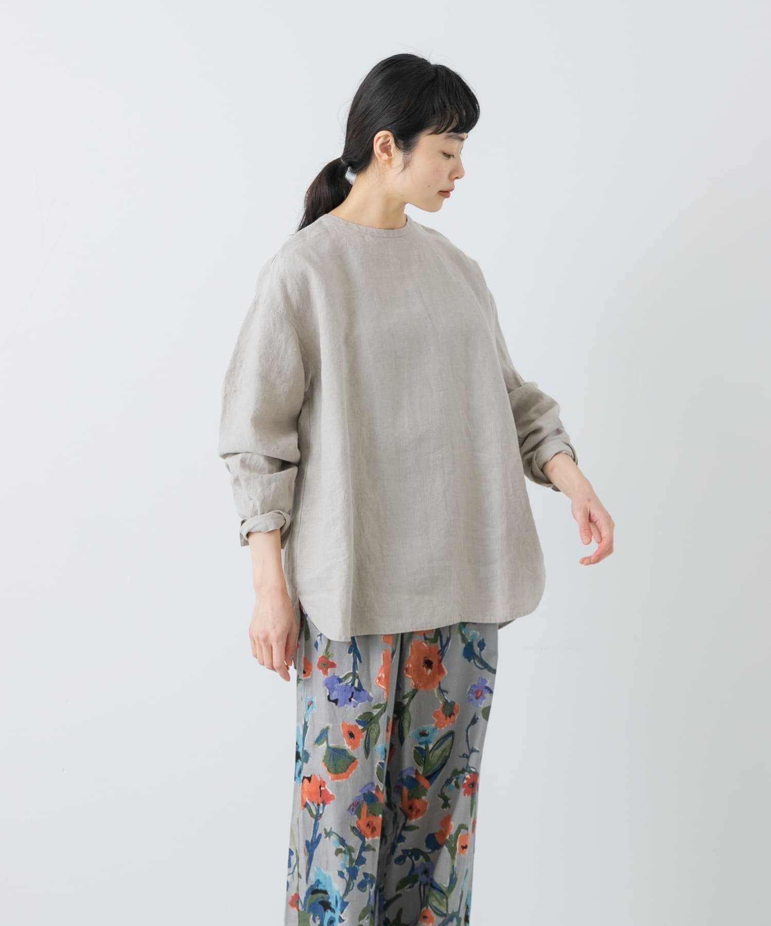 【かぐれ/kagure / URBAN RESEARCH】のリネンクルーネックプルオーバー インテリア・キッズ・メンズ・レディースファッション・服の通販 founy(ファニー) 　ファッション　Fashion　レディースファッション　WOMEN　トップス・カットソー　Tops/Tshirt　プルオーバー　Pullover　インナー　Inner　カットソー　Cut And Sew　カーディガン　Cardigan　シンプル　Simple　人気　Popularity　フランス　France　ベスト　Vest　ラウンド　Round　リネン　Linen　S/S・春夏　Ss・Spring/Summer　夏　Summer　エレガント 上品　Elegant　2025年　2025　2025春夏・S/S　Ss,Spring/Summer,2025　NATURAL|ID: prp329100004540434 ipo3291000000032241985