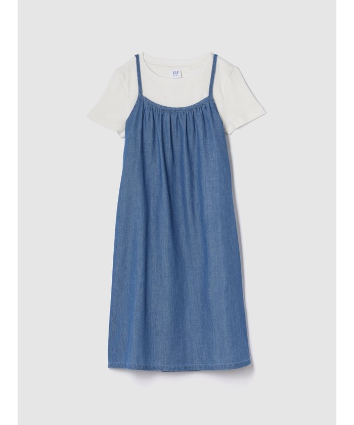 【ギャップ/GAP / KIDS】のリラックス ワンピース 2点コーデセット (キッズ) インテリア・キッズ・メンズ・レディースファッション・服の通販 founy(ファニー) https://founy.com/ ファッション Fashion キッズファッション KIDS ワンピース Dress/Kids ギャザー Gather シャーリング Shirring リラックス Relax 半袖 Short Sleeve |ID: prp329100004540435 ipo3291000000032080869