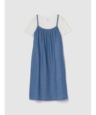 【ギャップ/GAP / KIDS】のリラックス ワンピース 2点コーデセット (キッズ) INDIGO_CHAMBRA|ID: prp329100004540435 ipo3291000000032080871