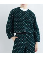 【ラシュッド/LASUD】の桐生ペイズリージャガードジャケット グリーン|ID: prp329100004540449 ipo3291000000032080956