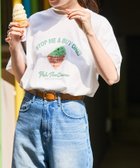 【フリークスストア/FREAK'S STORE】のYEH ice cream フロント ロゴ 半袖 Tシャツ【限定展開】 25SS オフホワイト|ID: prp329100004540456 ipo3291000000032080999