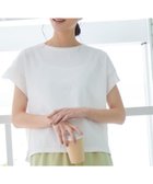 【デッサン/Dessin】の【シリーズ累計8万枚!選べる5サイズ/6色展開/洗える】美光沢カットソー【オンにもオフにもちょうどいい】 ホワイト|ID: prp329100004540460 ipo3291000000032679751