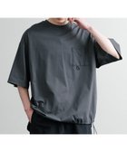 【ロッキーモンロー/Rocky Monroe】のUVカットTECHドローコードビッグTシャツ 人気、トレンドファッション・服の通販 founy(ファニー) ファッション Fashion レディースファッション WOMEN トップス・カットソー Tops/Tshirt シャツ/ブラウス Shirts/Blouses ロング / Tシャツ T-Shirts グラス Glass サングラス Sunglasses ショルダー Shoulder ストレッチ Stretch ドロップ Drop ドローコード Draw Cord バランス Balance ブロック Block ポケット Pocket メガネ Glasses メンズ Mens リラックス Relax ワイド Wide 再入荷 Restock/Back In Stock/Re Arrival おすすめ Recommend thumbnail 3.チャコール|ID: prp329100004540472 ipo3291000000032384018