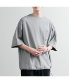 【ロッキーモンロー/Rocky Monroe】のUVカットTECHドローコードビッグTシャツ 人気、トレンドファッション・服の通販 founy(ファニー) ファッション Fashion レディースファッション WOMEN トップス・カットソー Tops/Tshirt シャツ/ブラウス Shirts/Blouses ロング / Tシャツ T-Shirts グラス Glass サングラス Sunglasses ショルダー Shoulder ストレッチ Stretch ドロップ Drop ドローコード Draw Cord バランス Balance ブロック Block ポケット Pocket メガネ Glasses メンズ Mens リラックス Relax ワイド Wide 再入荷 Restock/Back In Stock/Re Arrival おすすめ Recommend thumbnail 2.ライトグレー|ID: prp329100004540472 ipo3291000000032384020